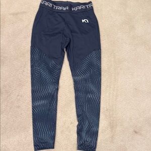 Kari Traa Black and Gray Leggings